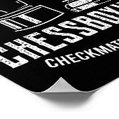 Poster Boxe d'échecs I Boxer du joueur d'échecs (Coin)