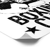 Poster Boxe Detroit Michigan Martial Arts Boxer 1 (Coin)