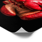Poster Boxe drôle - I Love Boxing Mexique (Coin)