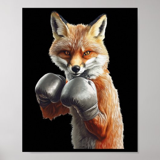 Poster Boxe Fox (Devant)