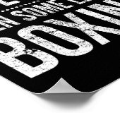 Poster Boxe Hommes Drôle Boxer Déclaration Pour Entraîneu (Coin)
