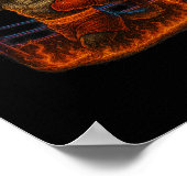 Poster Boxe Lover Wolf Mixed martial art Fighter Werewolf (Coin)