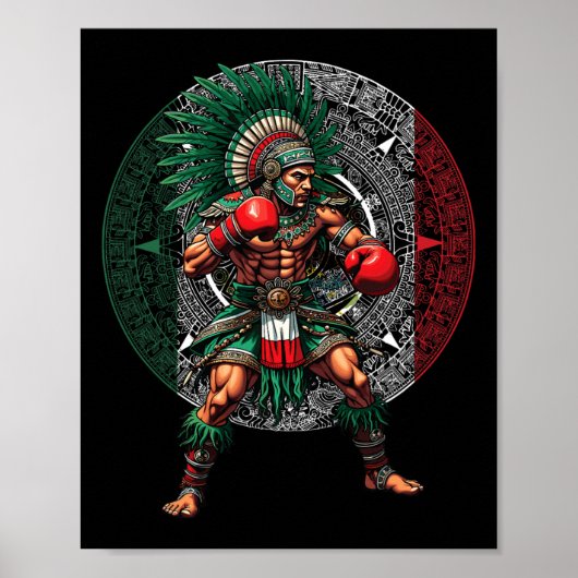 Poster Boxe mexicaine (Devant)