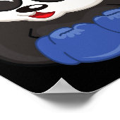 Poster Boxe - Ours Panda (Coin)