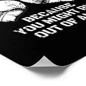 Poster Boxe Parce que vous pourriez manquer de munitions  (Coin)