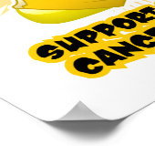 Poster Boxe Penguin Cancer de l'enfance (Coin)