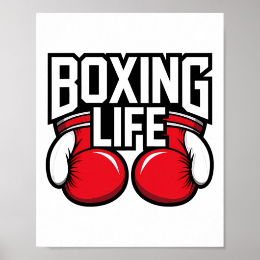 Poster Boxe Pour Boxers Professionnels Amateurs 5 (Devant)