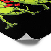 Poster Boxe T-rex  (Coin)