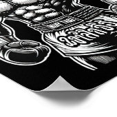 Poster Boxe Thaïlandaise Et Kickboxing - Muay Thai Gorill (Coin)