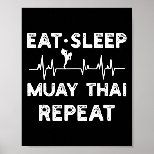 Poster Boxe thaïlandaise Muay Thai Kickboxing _1 (Devant)