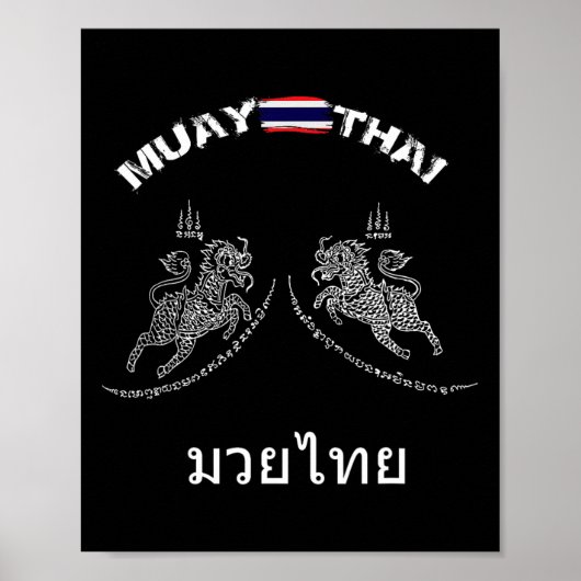 Poster Boxe thaïlandaise Muay Thai Thaïlande _1 (Devant)