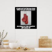 Poster Boxe Toile Inspirationnelle (Cuisine)