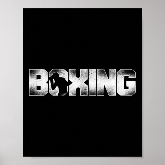 Poster Boxe Vintage (Devant)