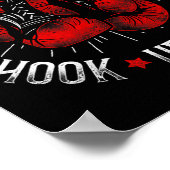 Poster Boxe Vintage Jab Cross Hook Uppercut (Coin)