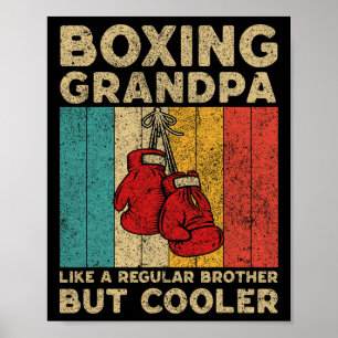 Poster Boxer à boîte Vintage pour mari