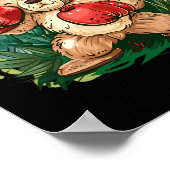 Poster Boxer Bear With Boxing Gloves Kickboxing Funny Box (Coin)