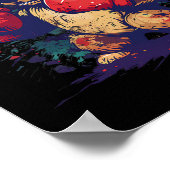 Poster Boxer Bear With Boxing Gloves Kickboxing Funny Box (Coin)