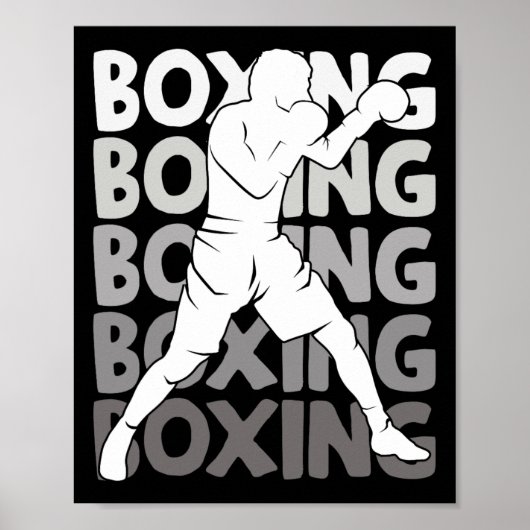 Poster Boxer Boys Hommes Enfants 2 (Devant)