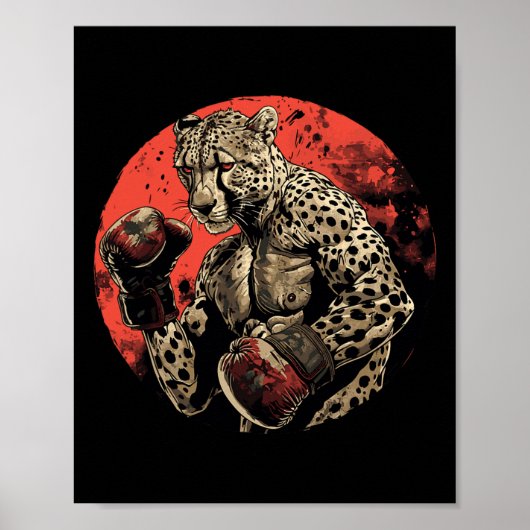 Poster Boxer Cheetah Boxer (Devant)