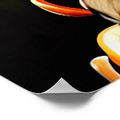 Poster Boxer Chien Conduite Vélo St. Patrick's Day (Coin)