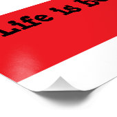 Poster Boxer Dog Log - Aquarelle romantique (Coin)