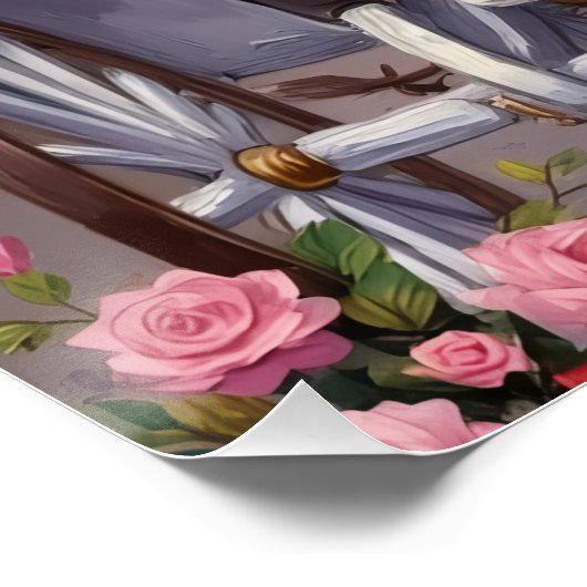 Poster Boxer Dog Valentine's Day  (Coin)