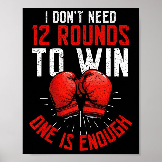 Poster Boxer Funny Boxer (Devant)
