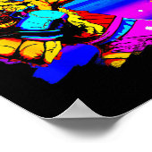 Poster Boxer Lion Cool Drôle Boxer Lion (Coin)