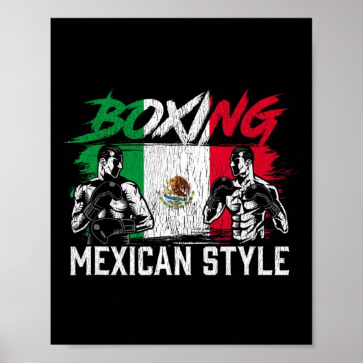 Poster Boxer Mexicain Boxer (Devant)