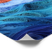 Poster Boxer papier Quilling Art Chien Portrait (Coin)