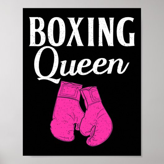 Poster Boxer sport Queen Boxer (Devant)
