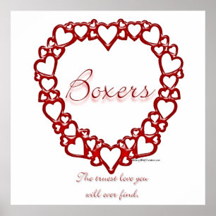 Poster Boxer True Love