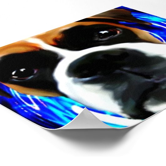 Poster boxeur fou (Coin)