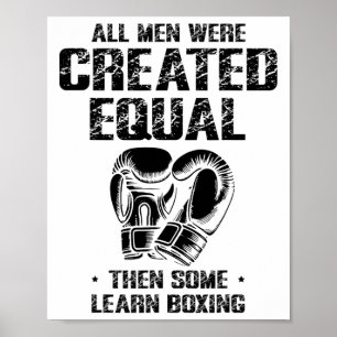 Poster Boxing Day Love Boxing Training Coach Fighter