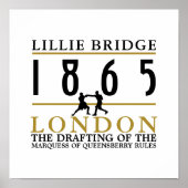 Poster Boxing Fight, Queensberry Rules (Devant)