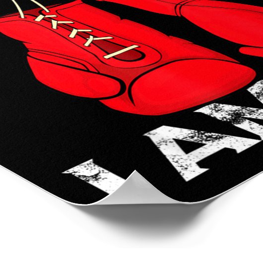 Poster Boxing Gloves I Don't Need A Wean Combat Boxer  (Coin)