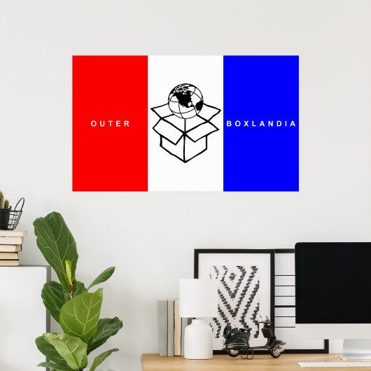 Poster Boxlandia externe (Bureau à domicile)