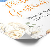 Poster Boy Clothes Citrouille Baby shower photo Livre d'o (Coin)