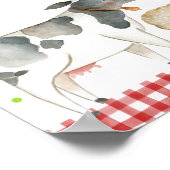 Poster Boy Farm Barnyard Bienvenue à l'anniversaire (Coin)