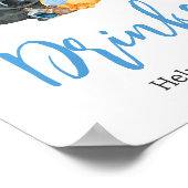 Poster Boy Little Boo Ghost Baby shower Boissons (Coin)