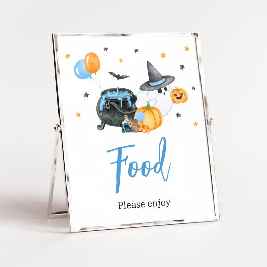 Poster Boy Little Boo Ghost Baby shower Food