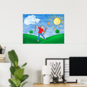 Poster Boy Painting Skies (Bureau à domicile)
