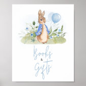 Poster Boy Peter Rabbit Baby showers Livres et Cadeaux (Devant)
