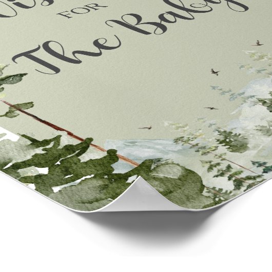 Poster Boy Pine Tree Forest Mountain Laissez vos désirs (Coin)