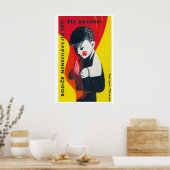 Poster Boy Playing with Matches - Matchbox Print - Czech (Cuisine)