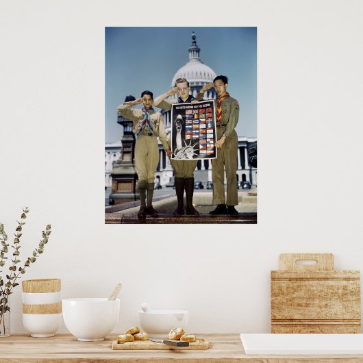 Poster Boy Scouts in D.C., 1941 (Cuisine)