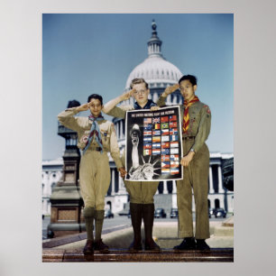 Poster Boy Scouts in D.C., 1941