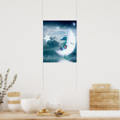 Poster Boy & Seahorse Fishing on the Moon (Cuisine)