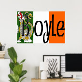 Poster Boyle Celtic Dragon Imprimer (Bureau à domicile)