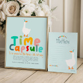 Poster Boys Blue First Birthday Time Capsule Signal